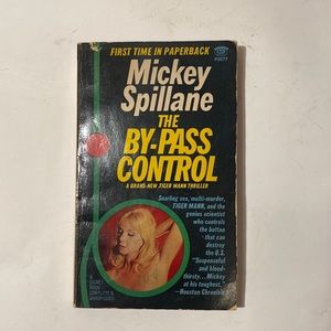 Vintage Paperback Mickey Spillane "The By-Pass Control
